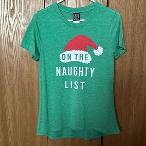 On the Naughty List Christmas T